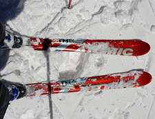 Skis Atop Langley's Summit