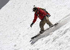 Splitboarding Langley