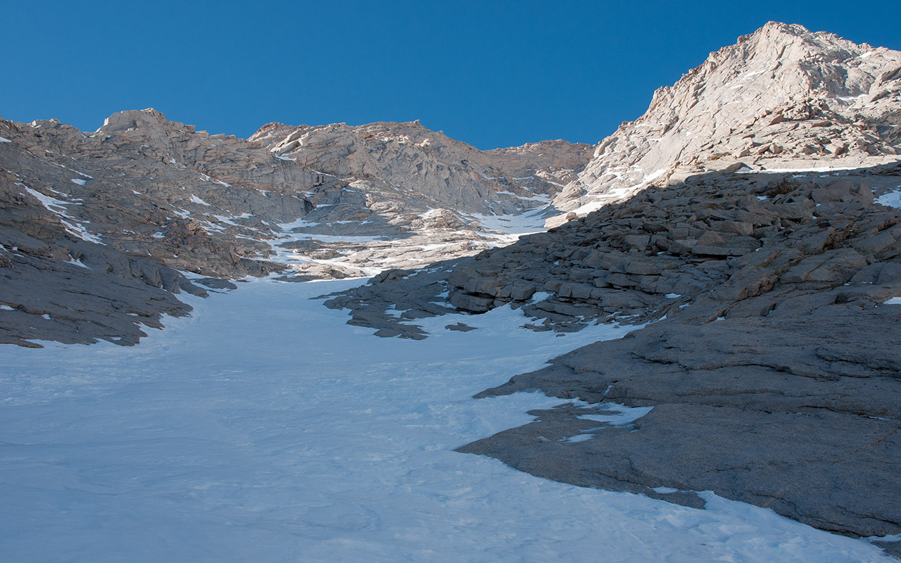 Lone Pine Peak - Upper Headwall