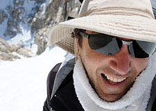 Andy in the Couloir