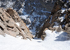 Entering The East Couloir