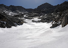 Ski Tracks in the Midsection