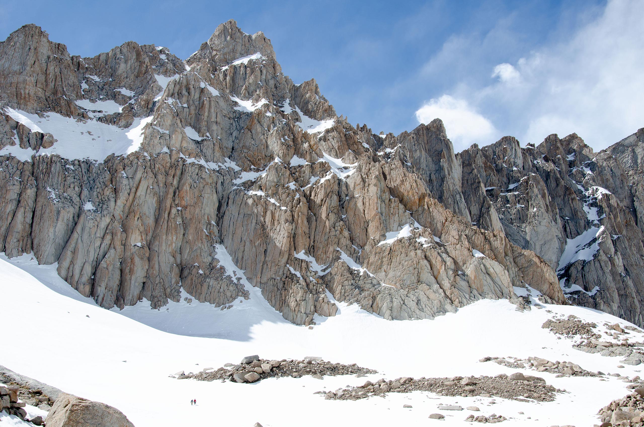 Mount Muir and the East Buttress from Trail Crest and the Mount Whitney Trail