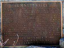 Bennettville Historical Marker