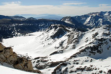 Saddlebag Lake from North Peak