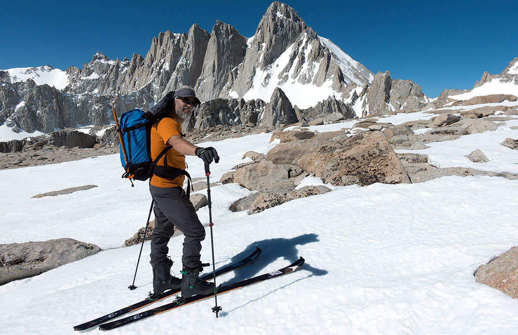 Preston and Mount Whitney Just Below Russell-Carillon Col