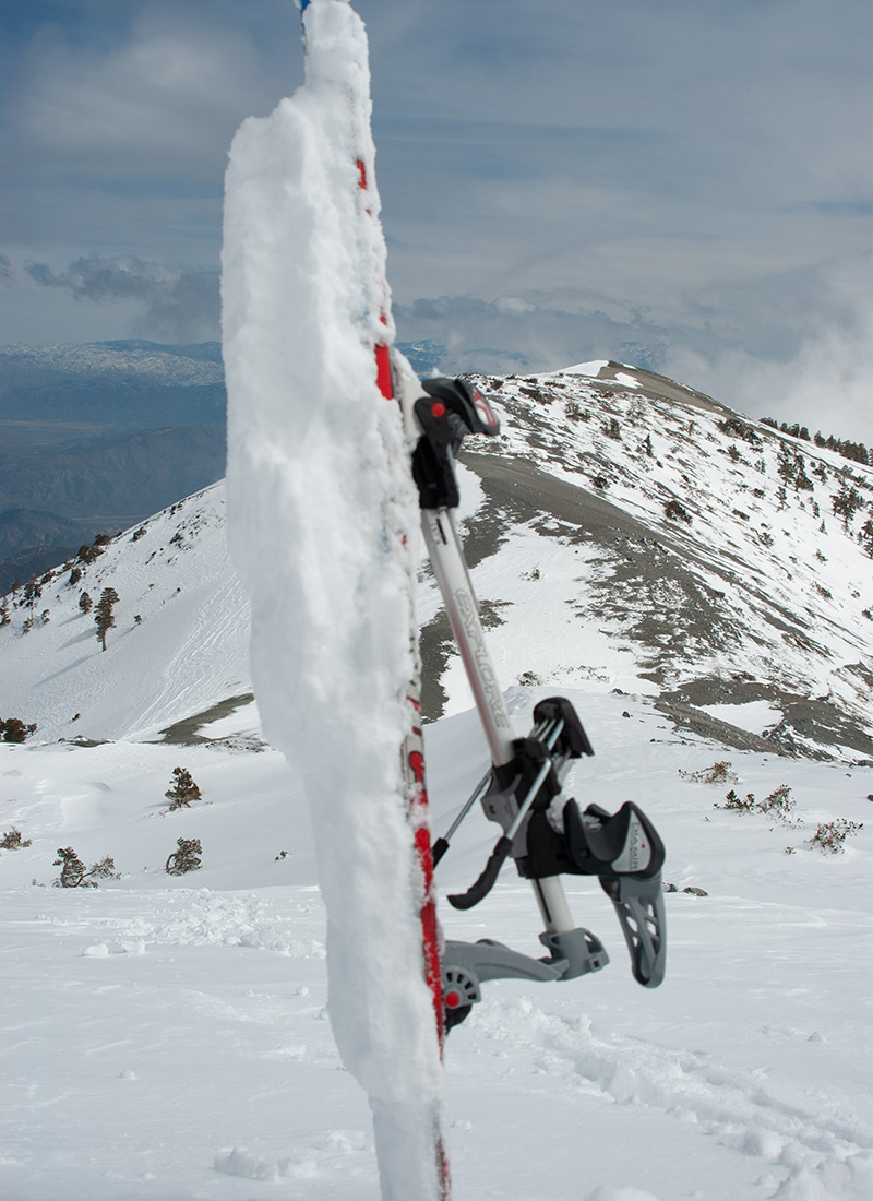 Stick Skins on Mount Baldy