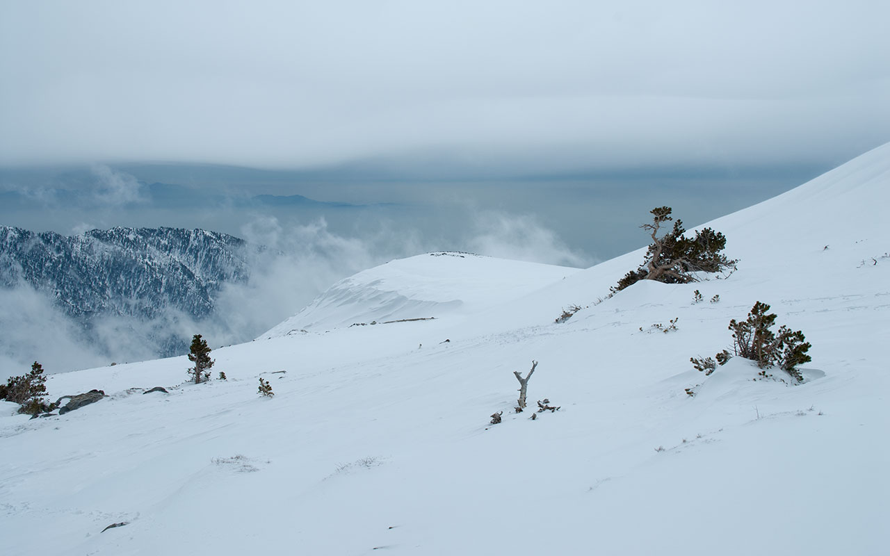 Mount Baldy Summit & Los Angeles Basin