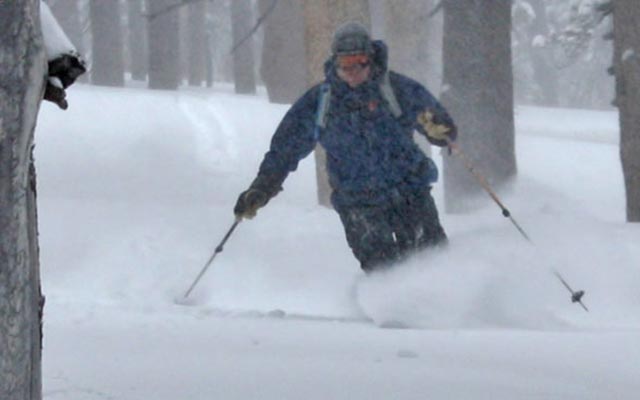 Bill Henry Skiing San Jacinto Peak