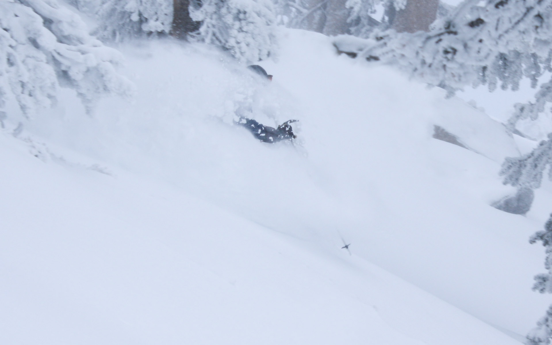 Powder Skiing on San Jacinto Peak