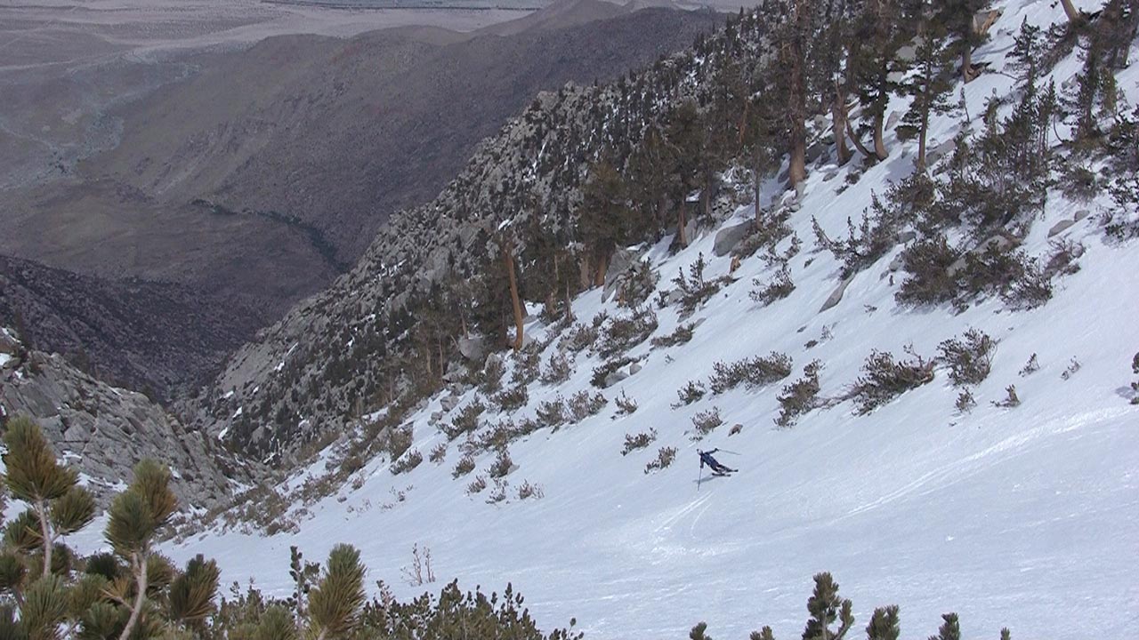 Andy Skiing Snow Creek