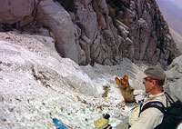 Dave Atop the Chockstone