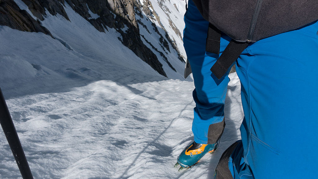 Climbing Sill's Northwest Couloir