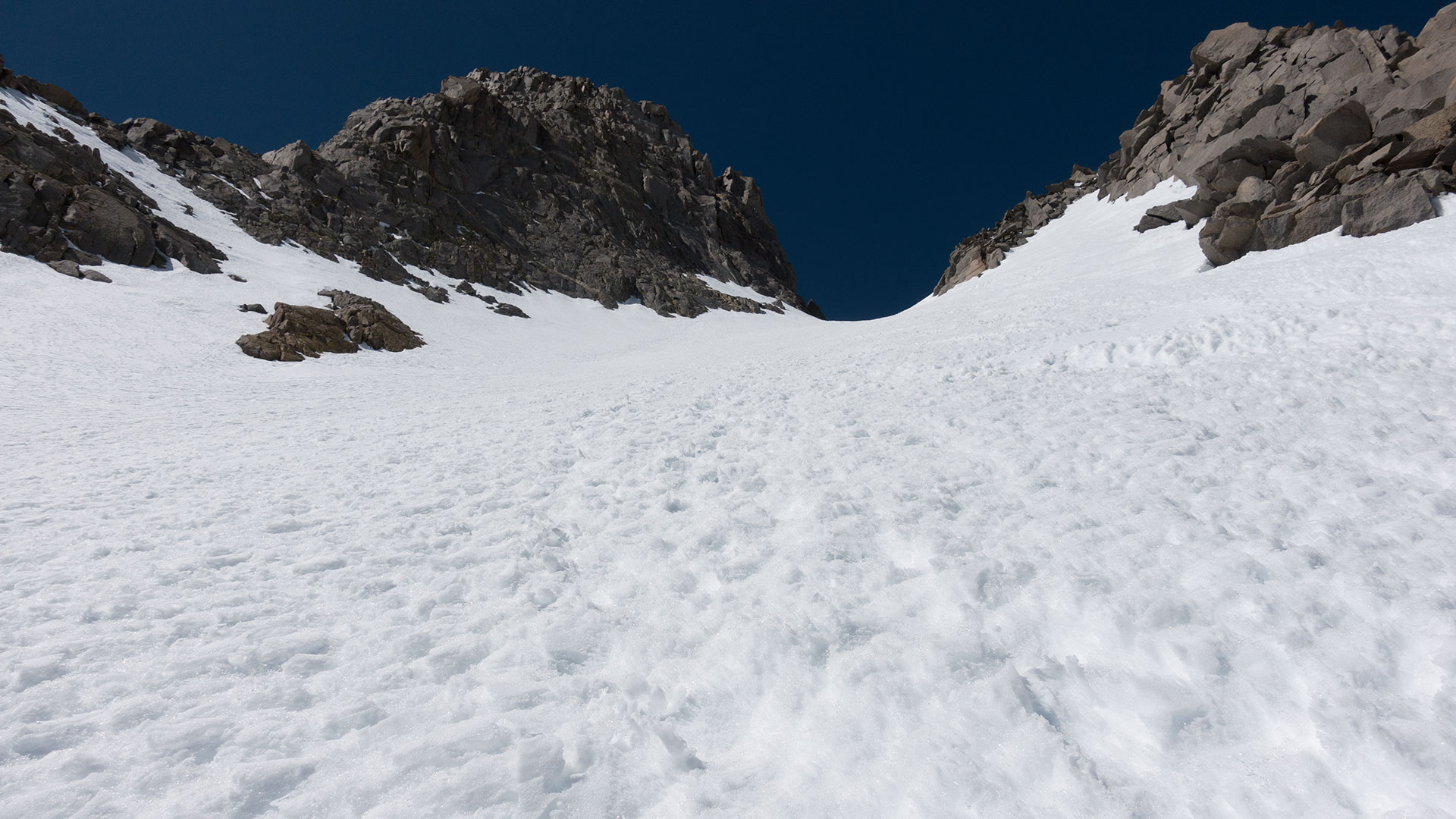 Climbing the L-Shaped Couloir