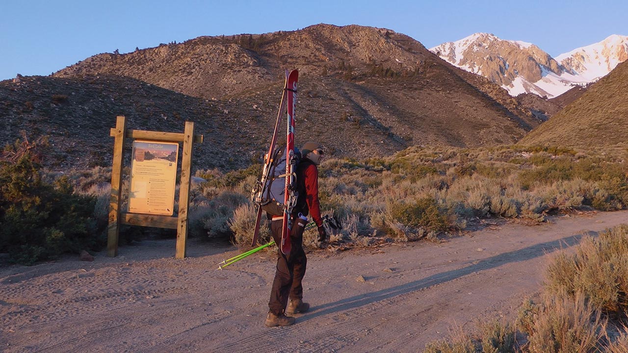 Andy Lewicky at Red Lake Trailhead