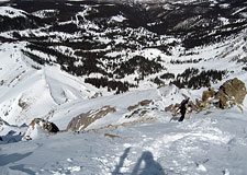 Looking Down the Ridge