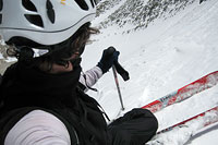 Skiing Shepherd Pass Headwall