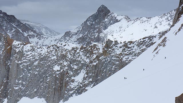 Climbers on the Mountaineer's Route