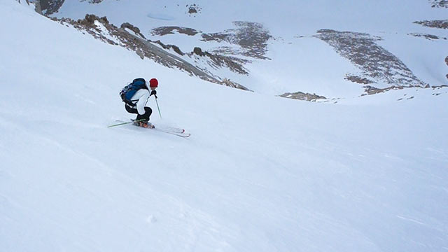 Andy Lewicky Skiing Whitney's North Face