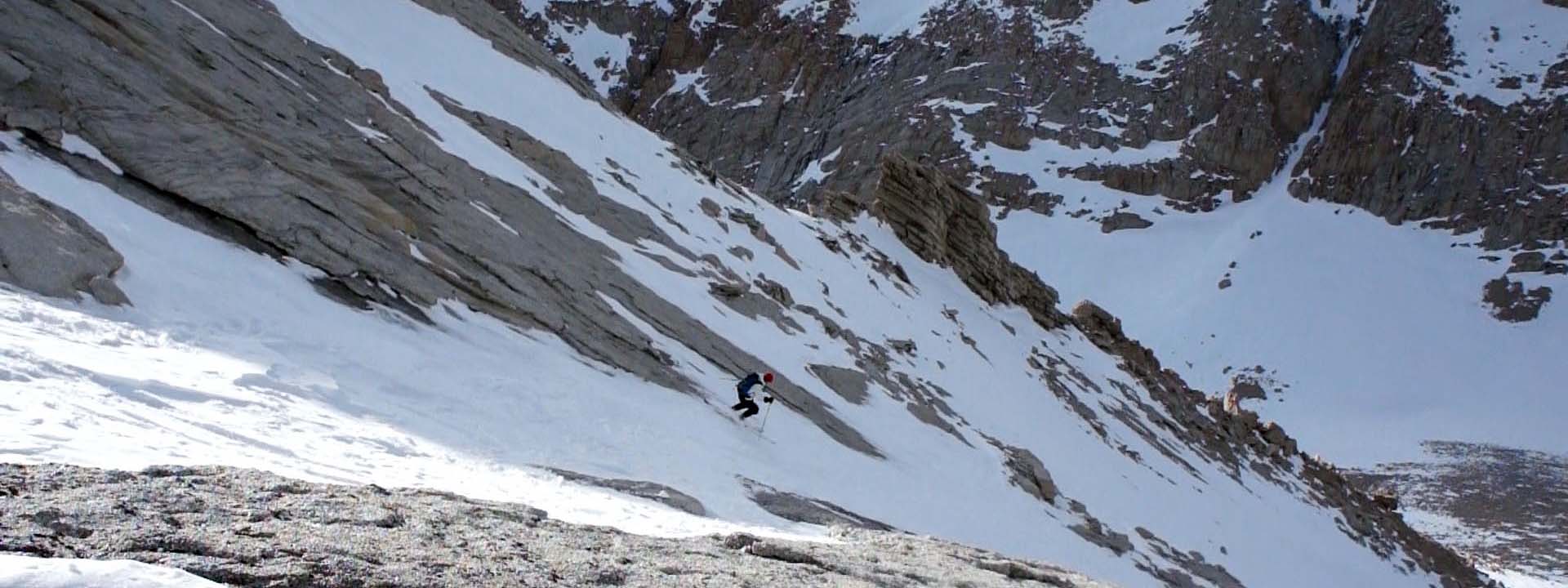 Andy Lewicky Skiing Whitney's North Face