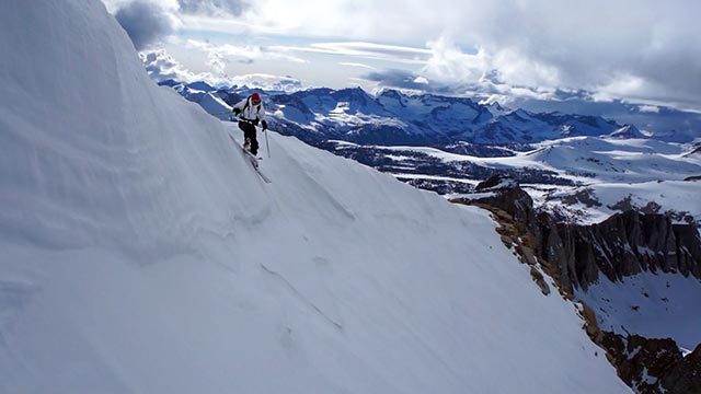 Skiing Whitney's North Face