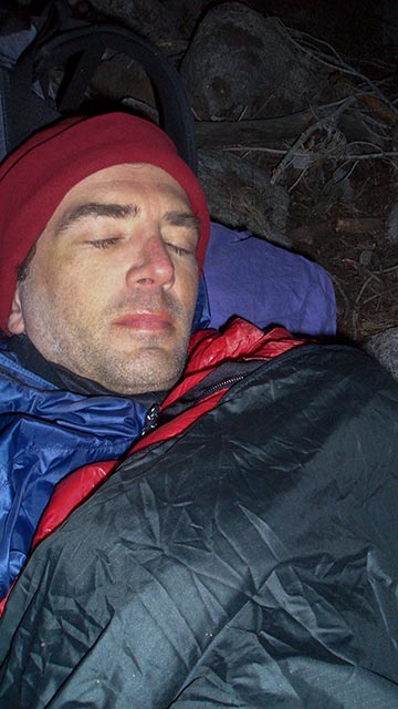 Andy at Bivy