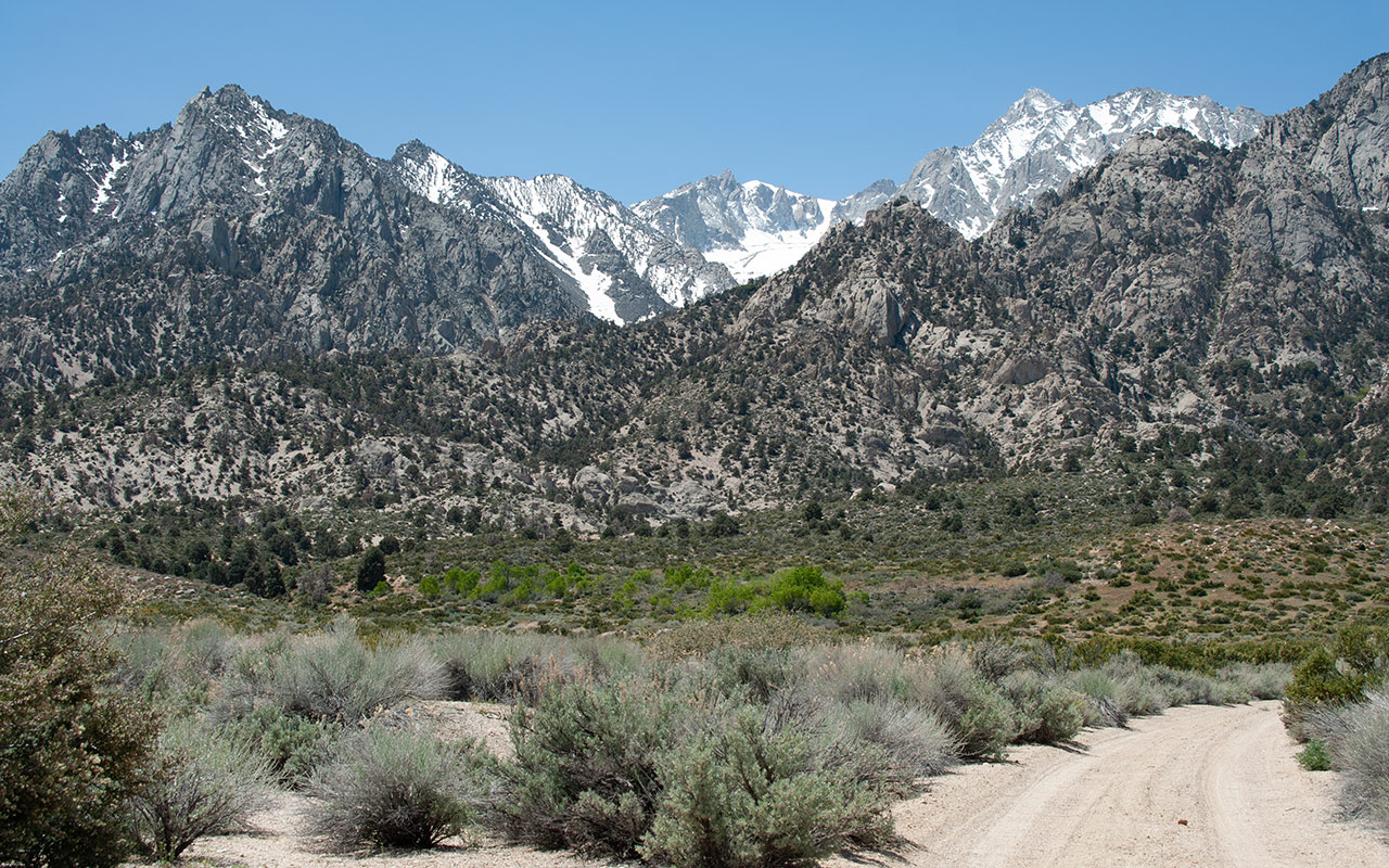 Mount Williamson from Foothill Road