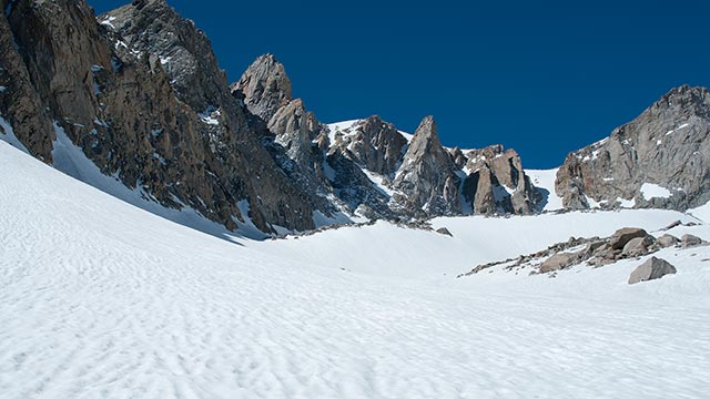 Skiing Williamson's Bairs Creek Cirque