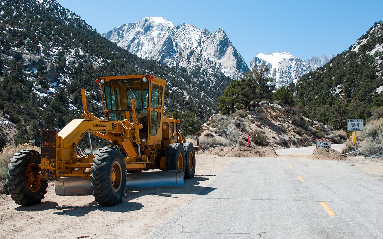 Whitney Portal Road: ‘Closed’ vs. Closed