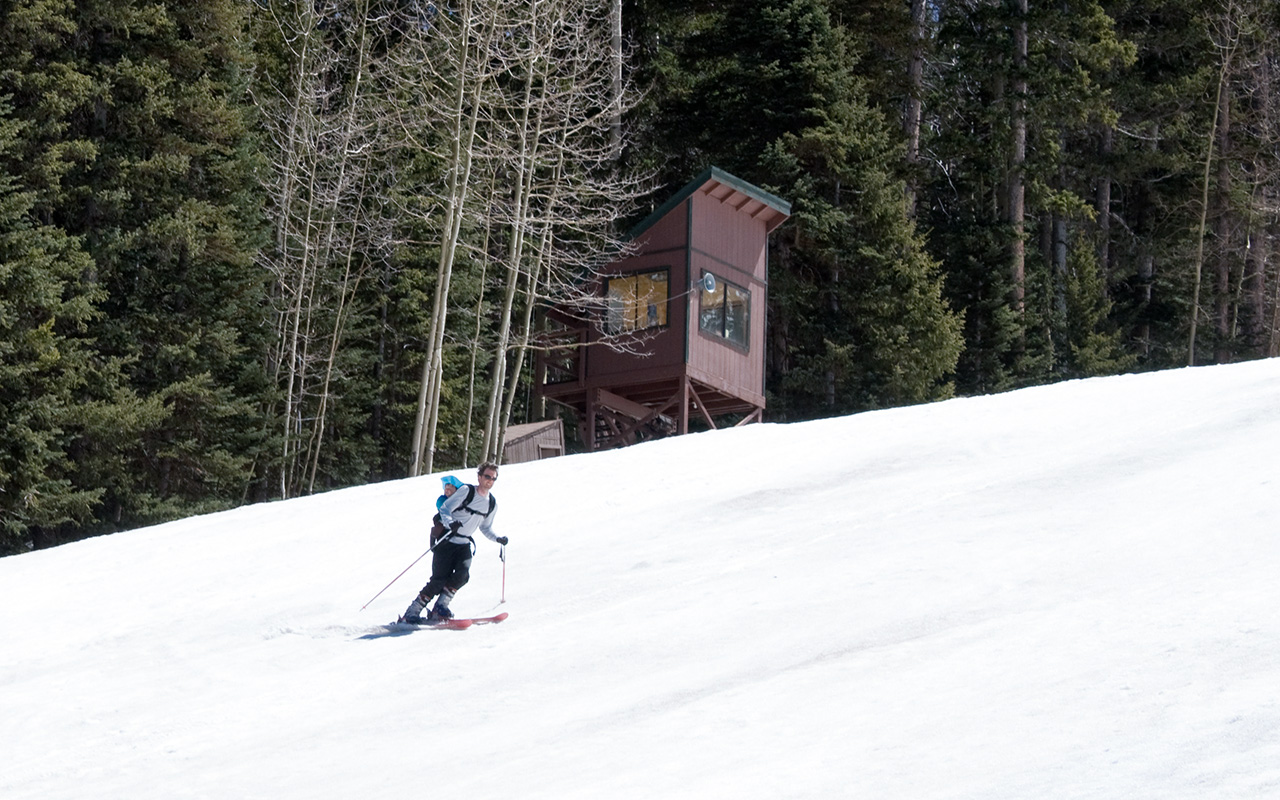 Tandem Skiing