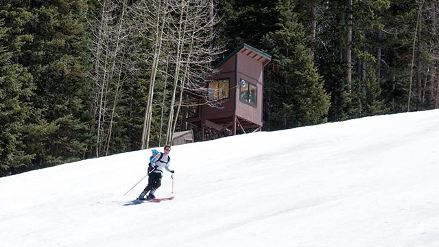 Tandem Skiing