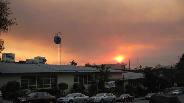 Smoke at Sunrise