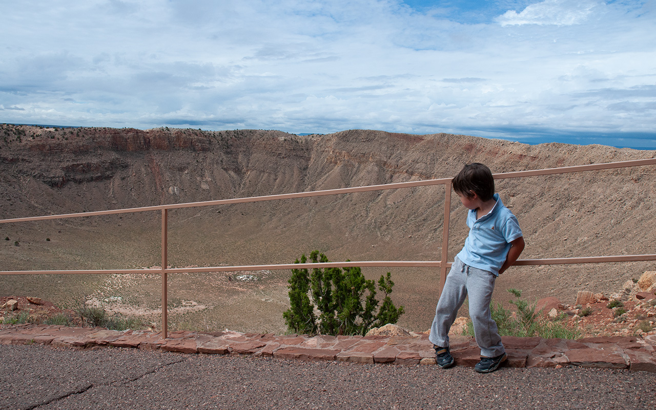 Skiing Meteor Crater?