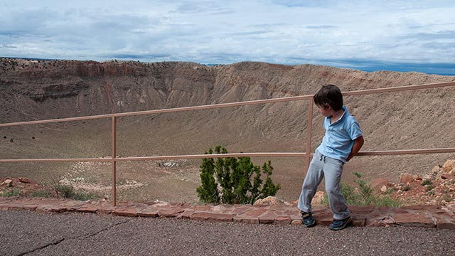 Skiing Meteor Crater?