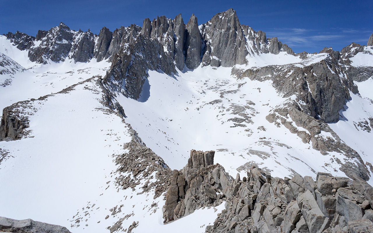 Mount Whitney Crest from Thor Peak