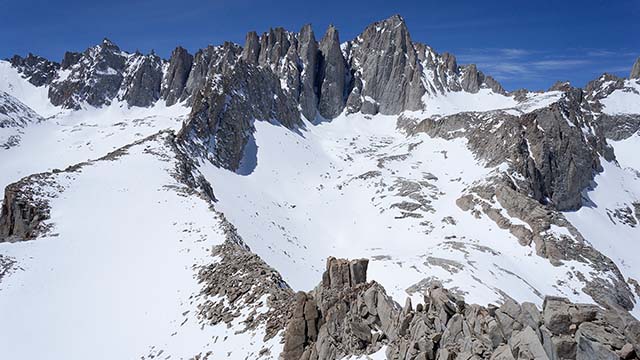 Mount Whitney Crest from Thor Peak