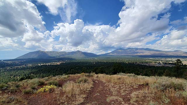 Mount Elden and the San Francisco Peaks