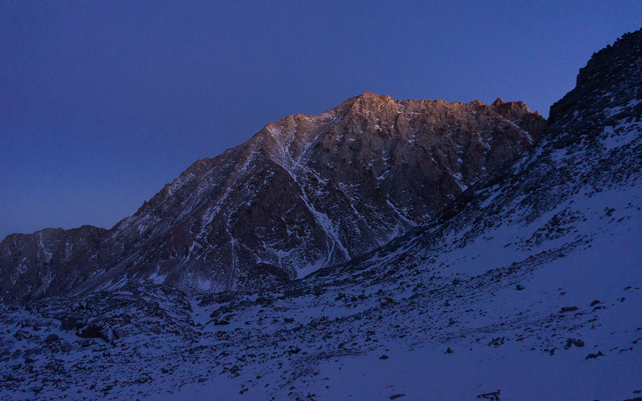 Aplenglow on Mount Mallory, California