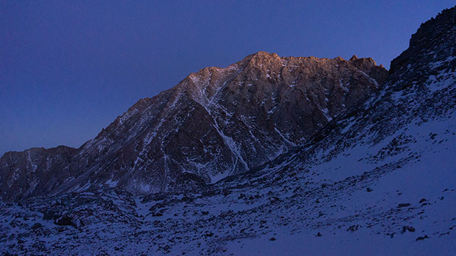 Aplenglow on Mount Mallory, California