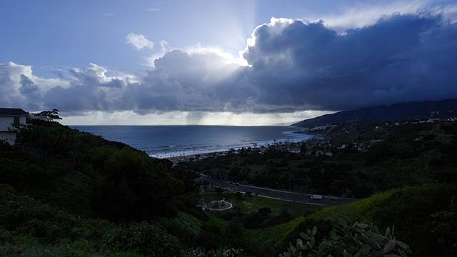 Clearing Storm and Sunset, Pacific Palisades, California