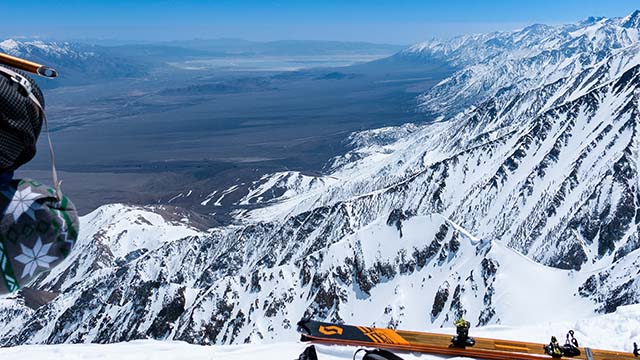 Owens Valley, Owens Lake, & the South Sierra from Mount Baxter, California