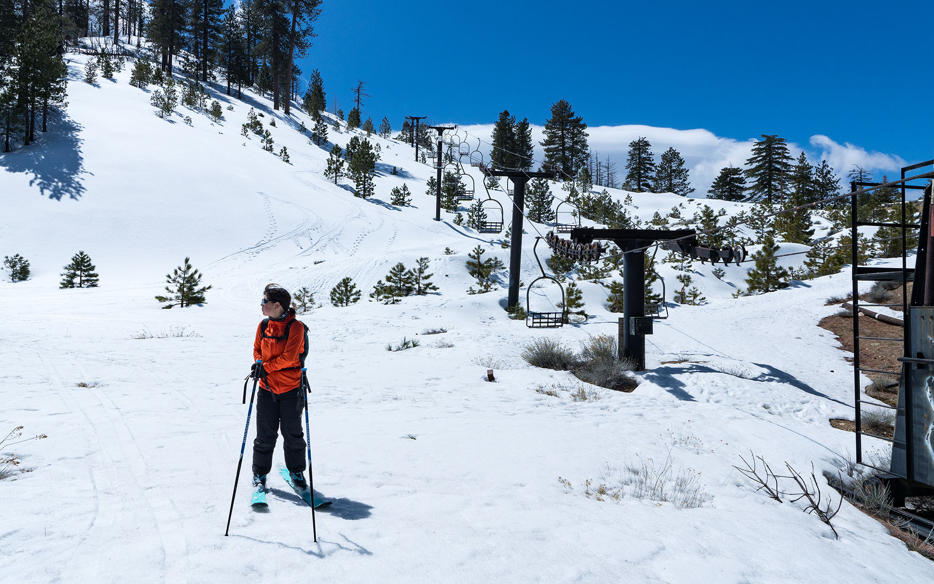 Skiing SoCal's lost ski area, Kratka Ridge