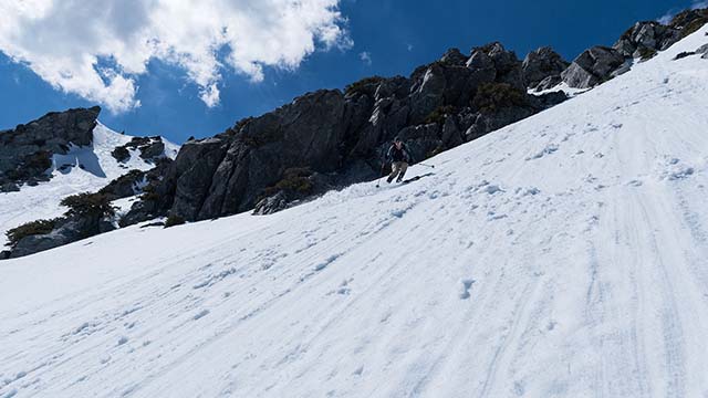 Al Preston Skiing Rosie's Alley