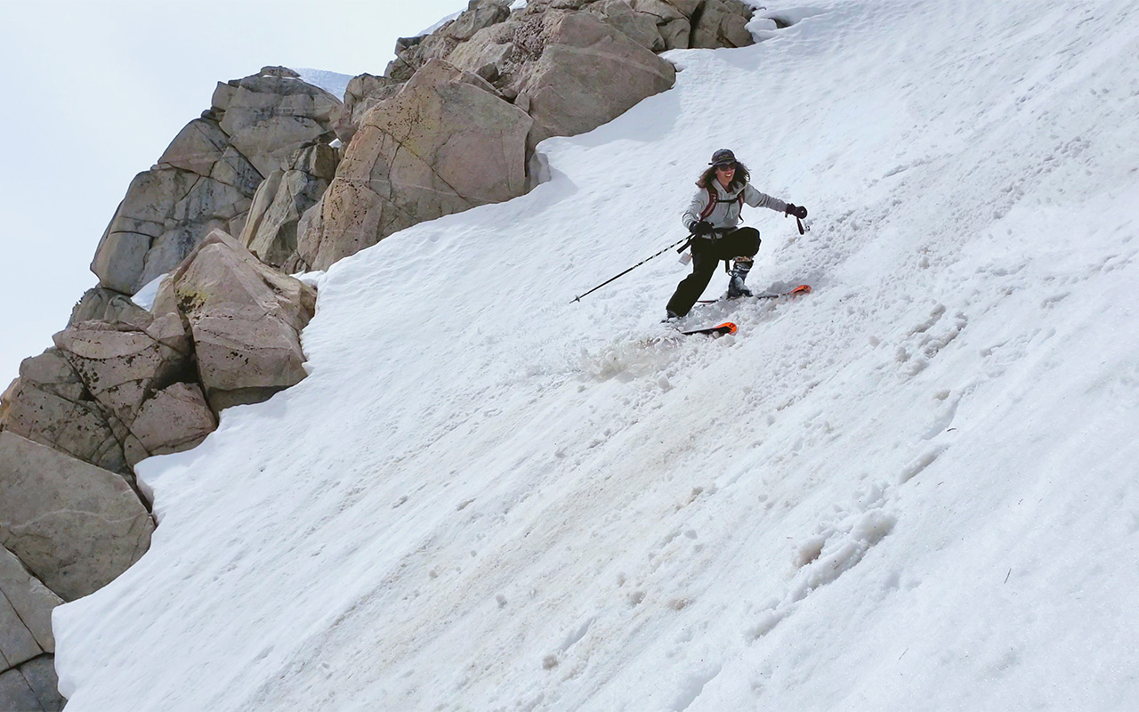 Skiing Crystal Chute