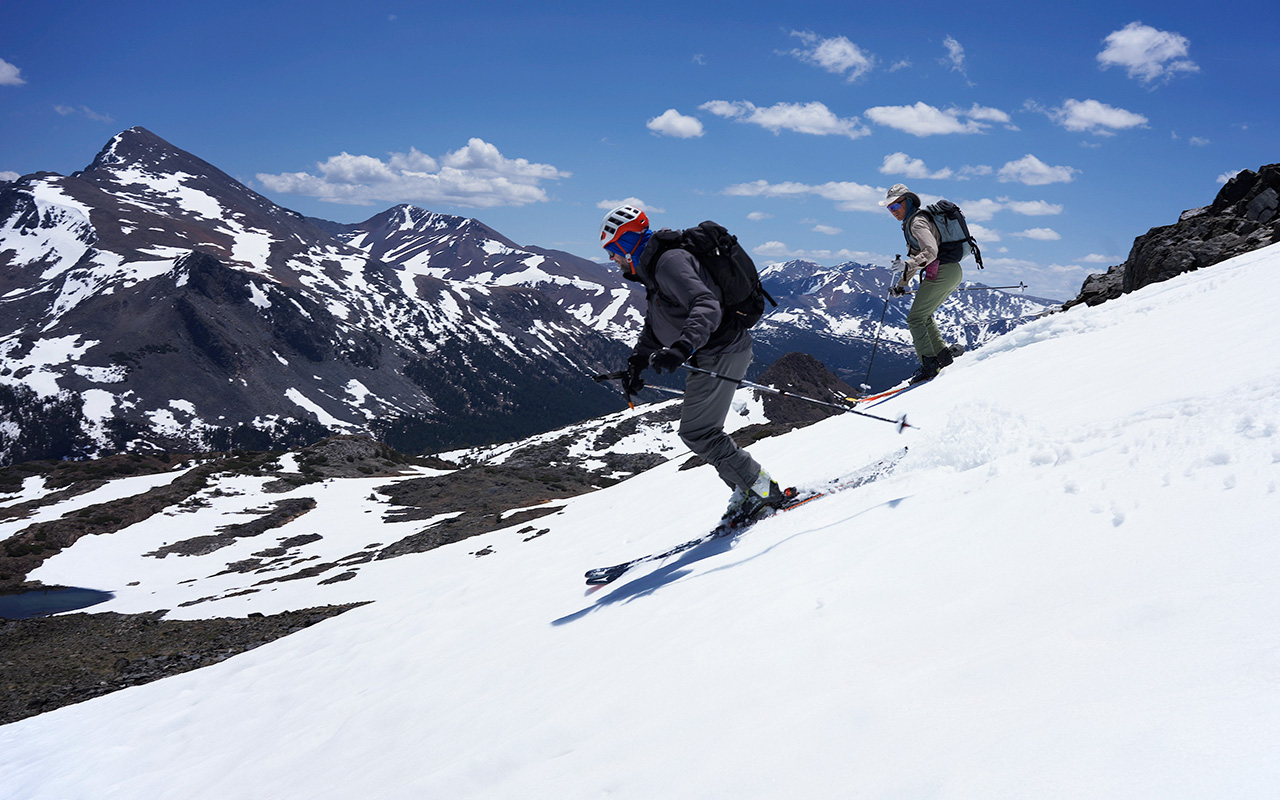 Matthew Testa & Dave Braun Skiing False White
