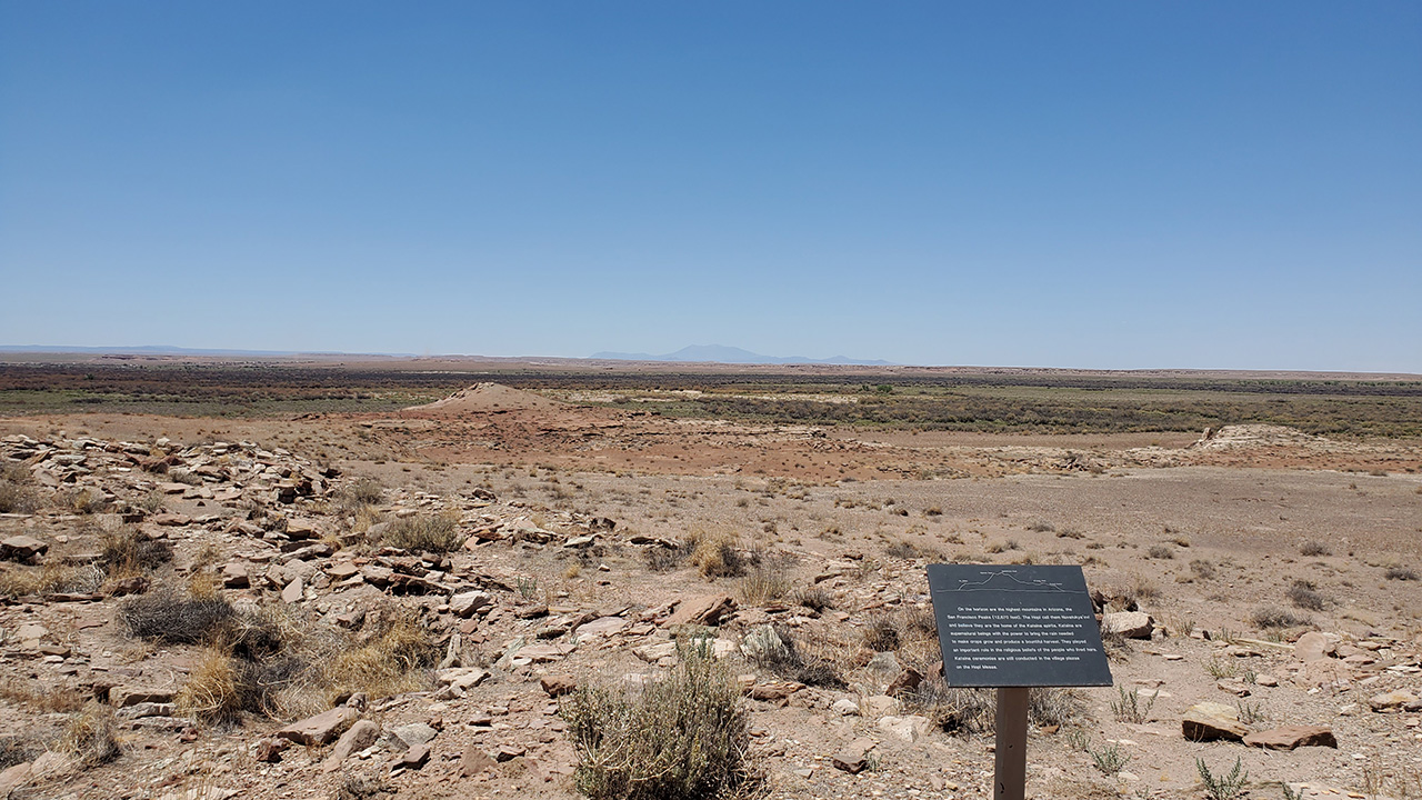 San Francisco Peaks on the Horizon