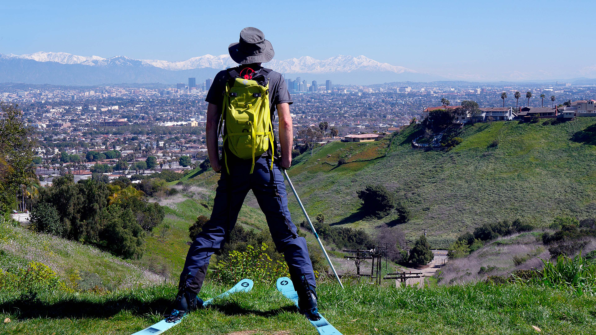 Andy Lewicky contemplates the SoCal backcountry