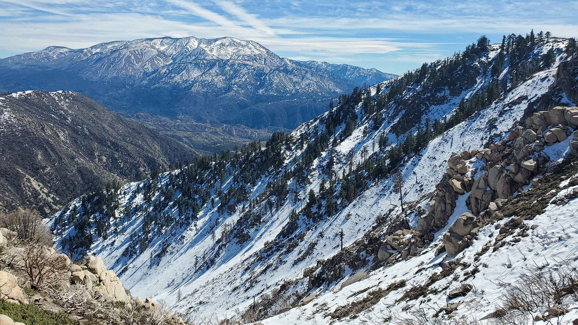 San Gorgonio Mountain, from Snow Valley