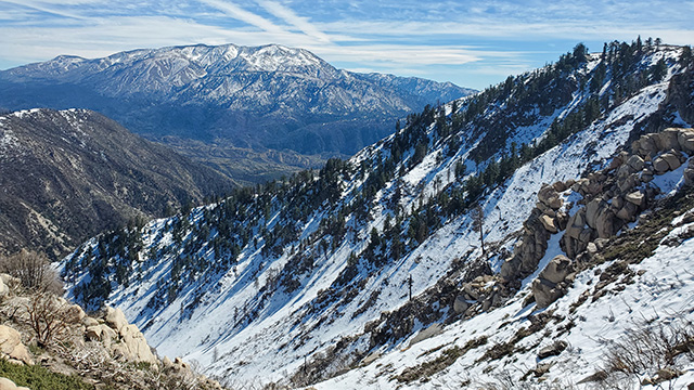 San Gorgonio Mountain, from Snow Valley