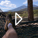 Lounging on Hammock in Flagstaff